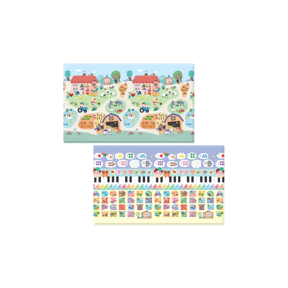 DWINGULER Sensory Playmat  Farm House