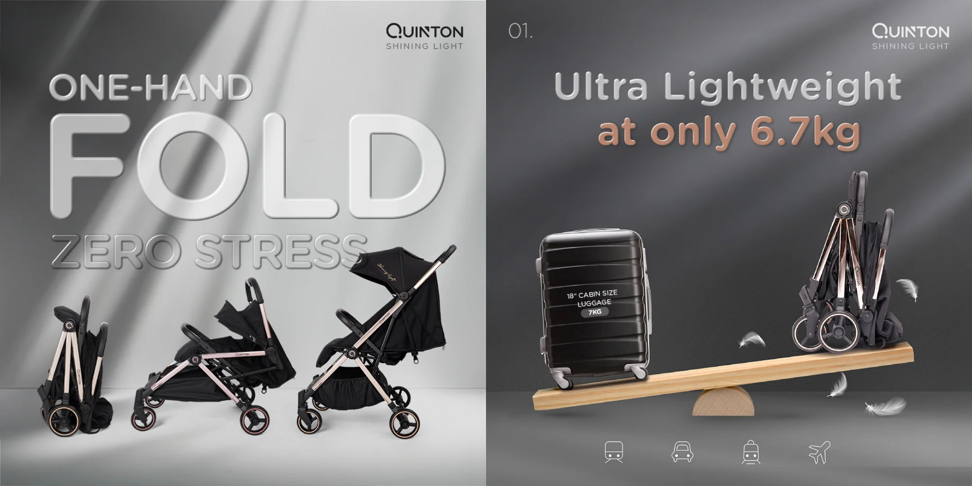 One Hand Fold, Zero Stress: A Stroller Made for Malaysian Parents