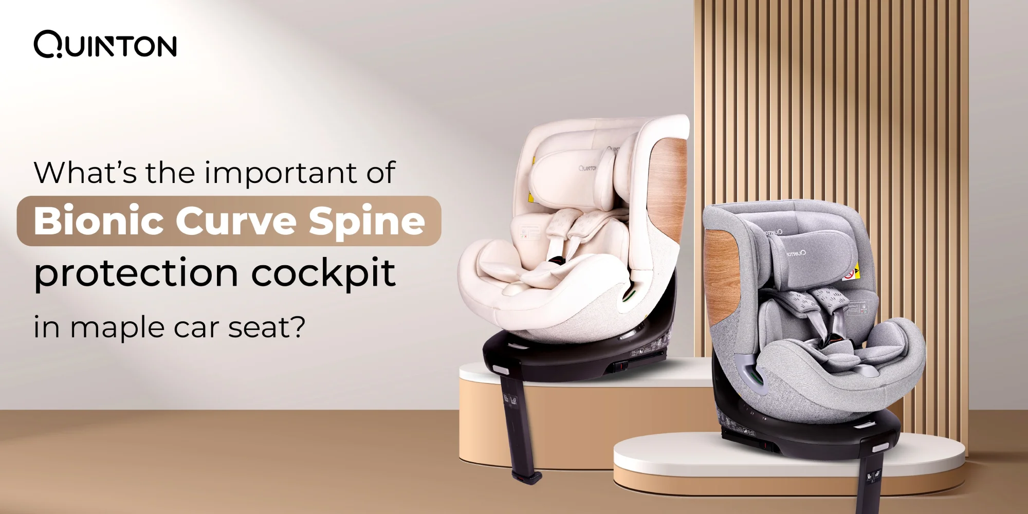 What's the important of Bionic Curve Spine protection cockpit in maple car seat?