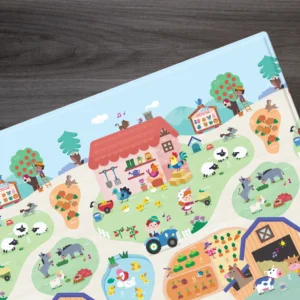 DWINGULER Sensory Playmat - Farm House (Extra Large)